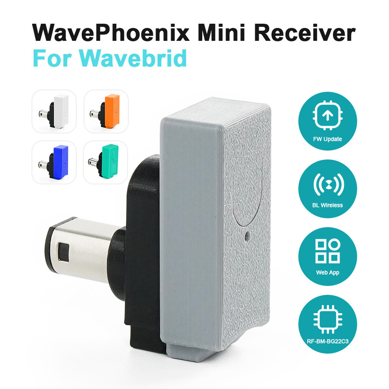 WavePhoenix adapter NGC/Wii wireless receiver is compatible with Nintendo WaveBird game controllers WavePhoenix adapter NGC/Wii wireless receiver is compatible with Nintendo WaveBird game controllers