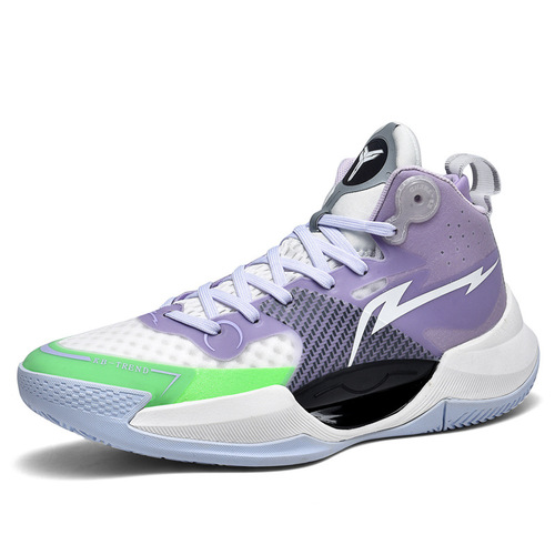 A25 Men and Women Glow-in-the-Dark Basketball Shoes Fashion Celebrity Combat Boots Spring and Autumn High-Top Mesh Surface Couple Training Shoes Sports Shoes