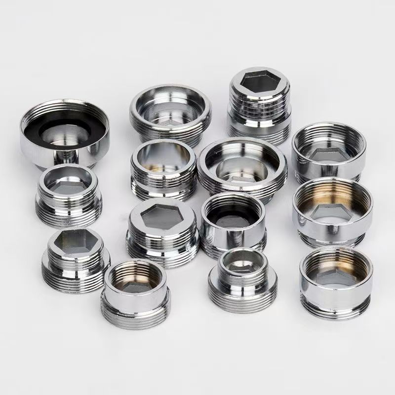 净水器水龙头转接头水嘴起泡器22细喷头4分粗牙花洒变径对丝24铜