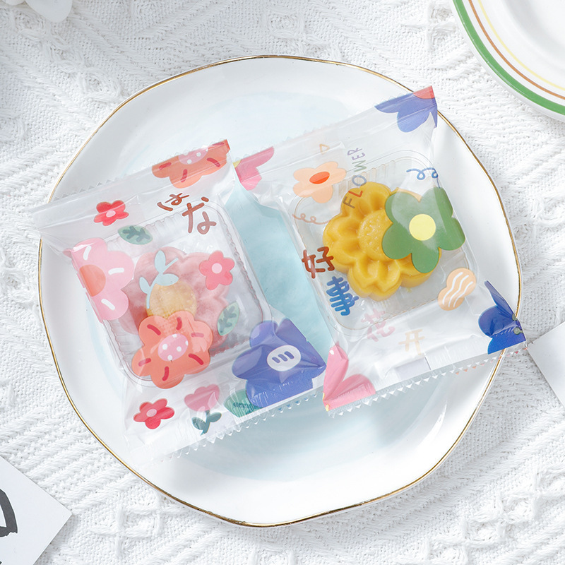 新型ミニ月餅包装袋15-23g底托箱中秋緑豆餅卵黄ショートニング機封袋月餅托|undefined