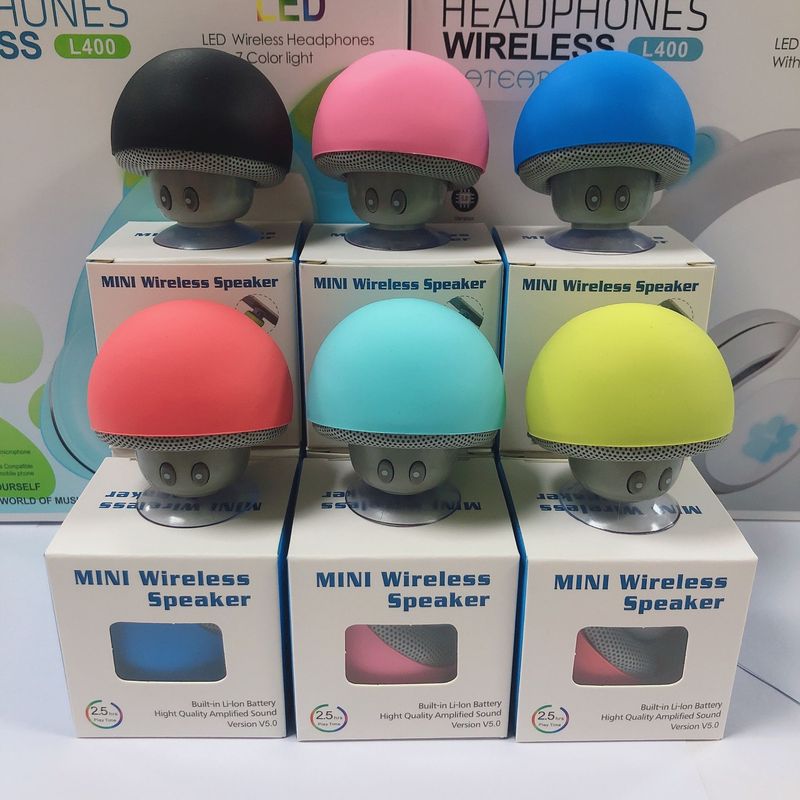 ワイヤレス防水キノコギフト Bluetooth スピーカー吸盤クリエイティブ小型オーディオクリエイティブギフトサブウーファー卸売プラスチック|undefined