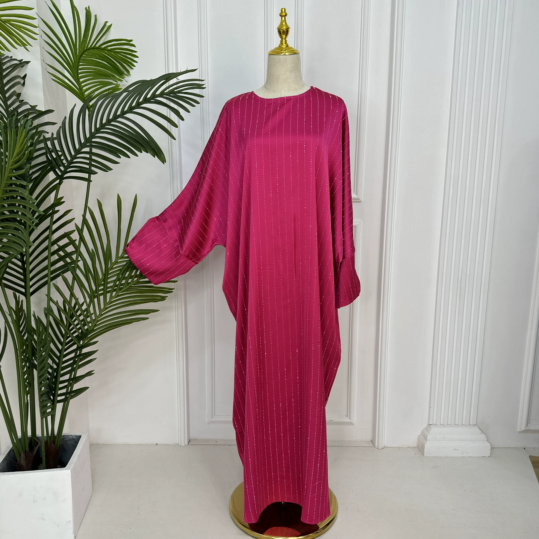Платье в полоску 2024 Loriya Aliexpress Amazon Dubai Spring Summer Party LR884