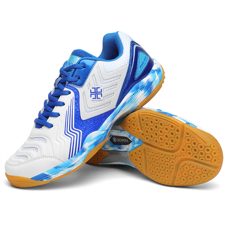 Zapatos de bádminton zapatos de entrenamiento de hombre zapatos de tenis de malla zapatos de ping-pong al por mayor suela de tendón