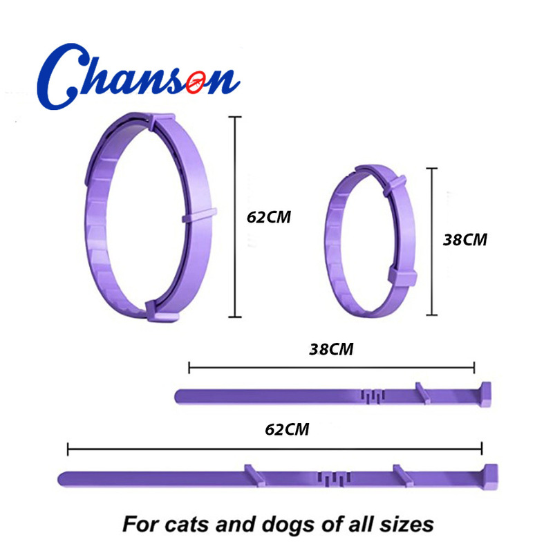 新しい環境に適応するペットのなだめる首輪 3 個が在庫あり 猫と犬のフェロモンなだめる首輪|undefined