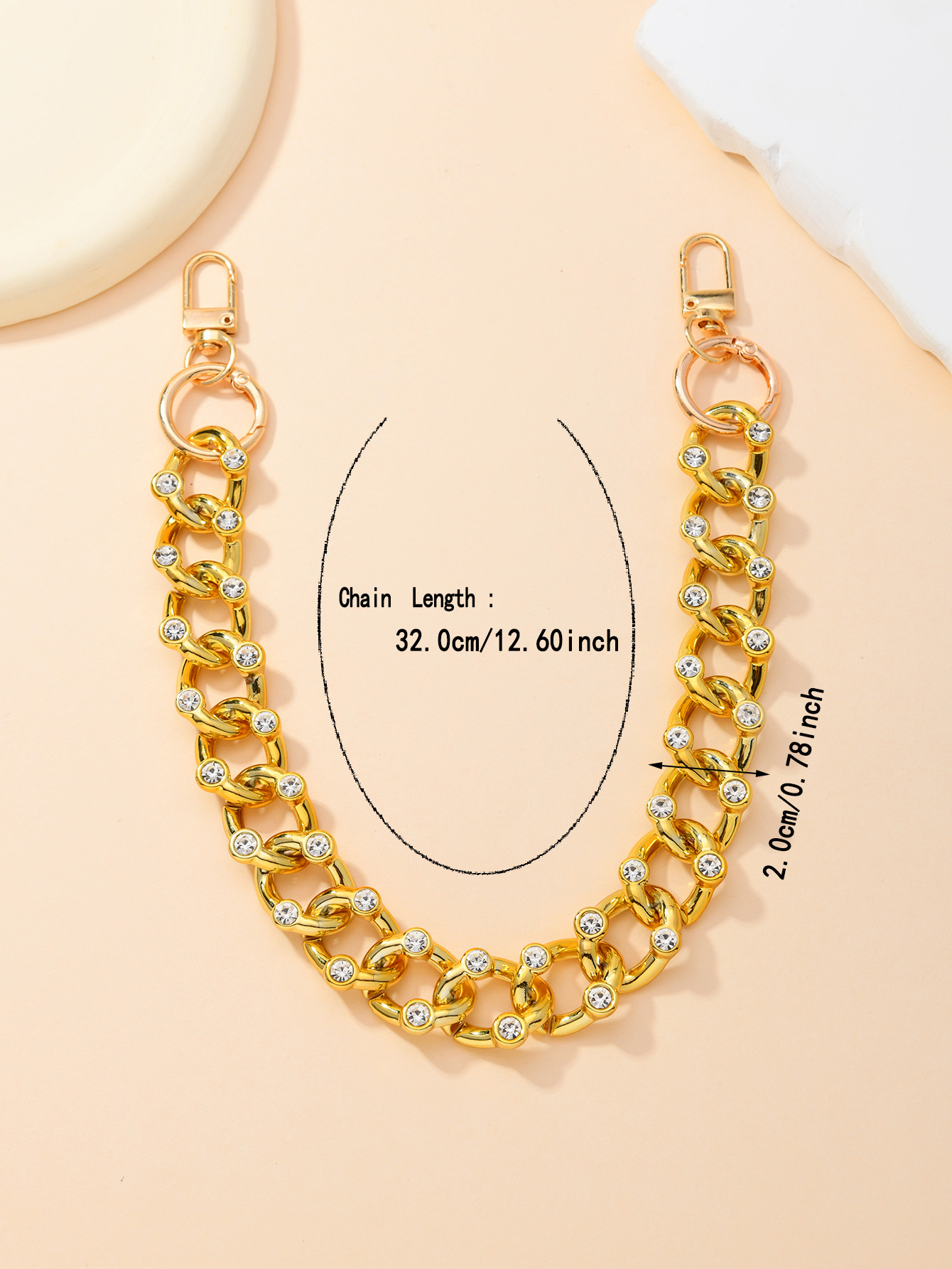Pulseras de diamantes completos UV DIY accesorios de joyería cadena de diamantes bolsos de cadenas de teléfonos móviles cuerdas colgantes llaveros bolsos hechos a mano image 11