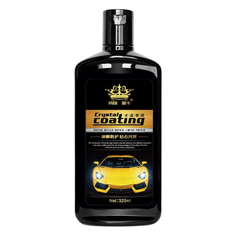 Покрытие кристаллов автомобиля Жидкое стекло с кристаллами подлинные товары Автомобильная краска Уплотнение кристаллов Глазурь Поверхность краски Воск для покрытия с высоким содержанием волокна
