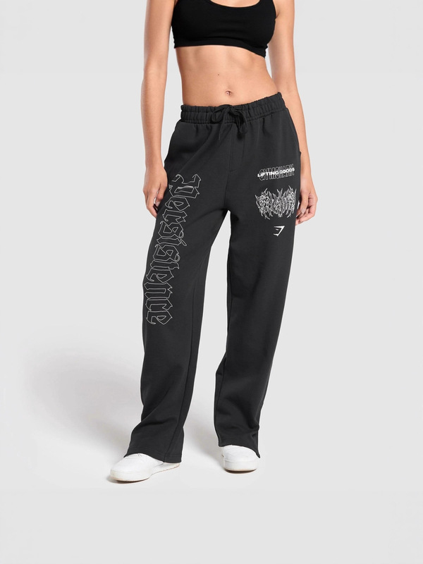 Gymshark Men's Sports Pants Joggers Gym Muscle Bodybuilding Sports Casual Pants Cotton Printed Long Pants
