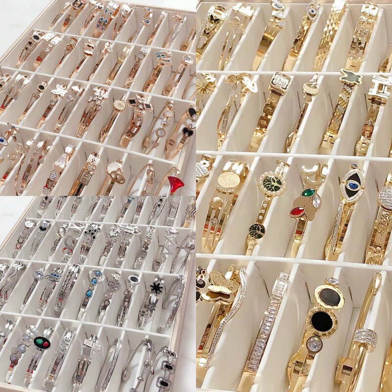 Factory special price direct supply new explosions high quality color bracelet female stainless steel titanium steel jewelry Factory special price direct supply new explosions high quality color bracelet female stainless steel titanium steel jewelry