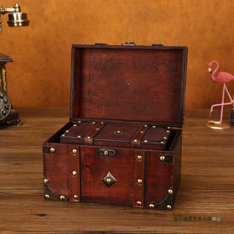 Storage Box Large Wood Vintage from Yomiego