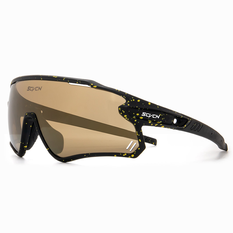 Gafas Polarizadas Deportivas de Ciclismo de TR90, Protección contra Viento y Arena, Apto para Miopía, para Ciclismo