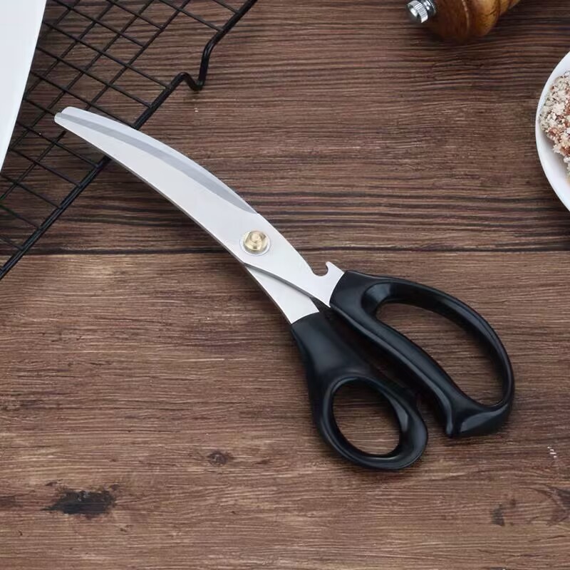 Pinzas de barbacoa coreanas de acero inoxidable engrosado, pinzas para pan y alimentos, pinzas de cocina coreanas extendidas para carne a la parrilla y buffet.