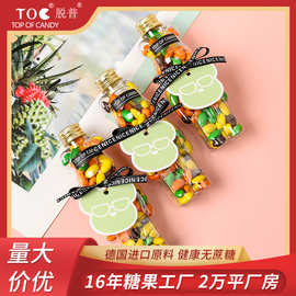 新年可爱小熊代可可脂巧克力豆高颜值奖励糖果商超休闲零食批货