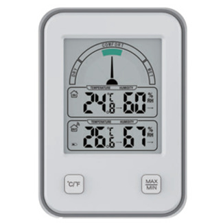 大屏高低温度记录室内室外电子数字温湿度计