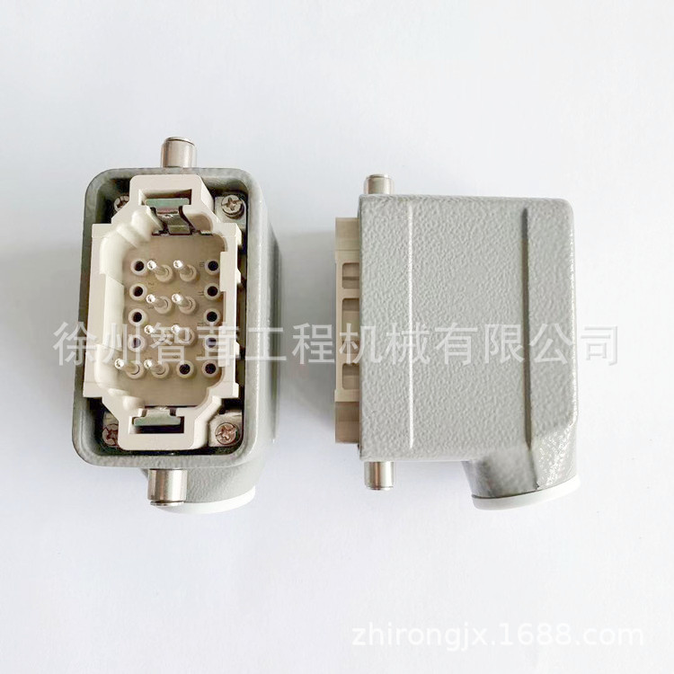 福格勒摊铺机启动插头 点火模块 盲插 方插头插座 配件
