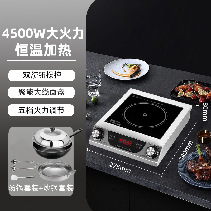 4500W 올스틸 플랫 더블 노브 상업용 패키지 3