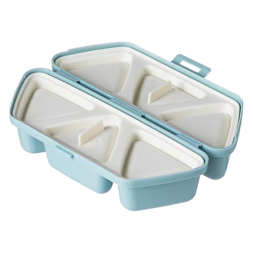 Japanese Triangle Six-in-One Grinding Tool Rice Ball Portable Sushi Lunch Box for Field Trip Picnic Lunch Box DIY Tool
