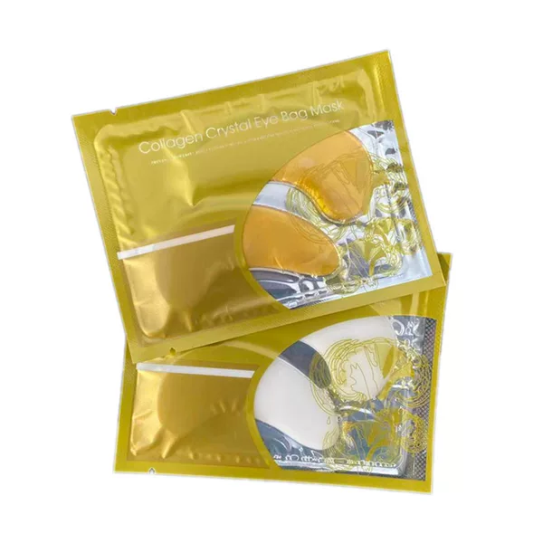 Cross-border foreign trade full English gold eye mask eye patch moisturizing eye crystal eye mask patch wholesale eyemask