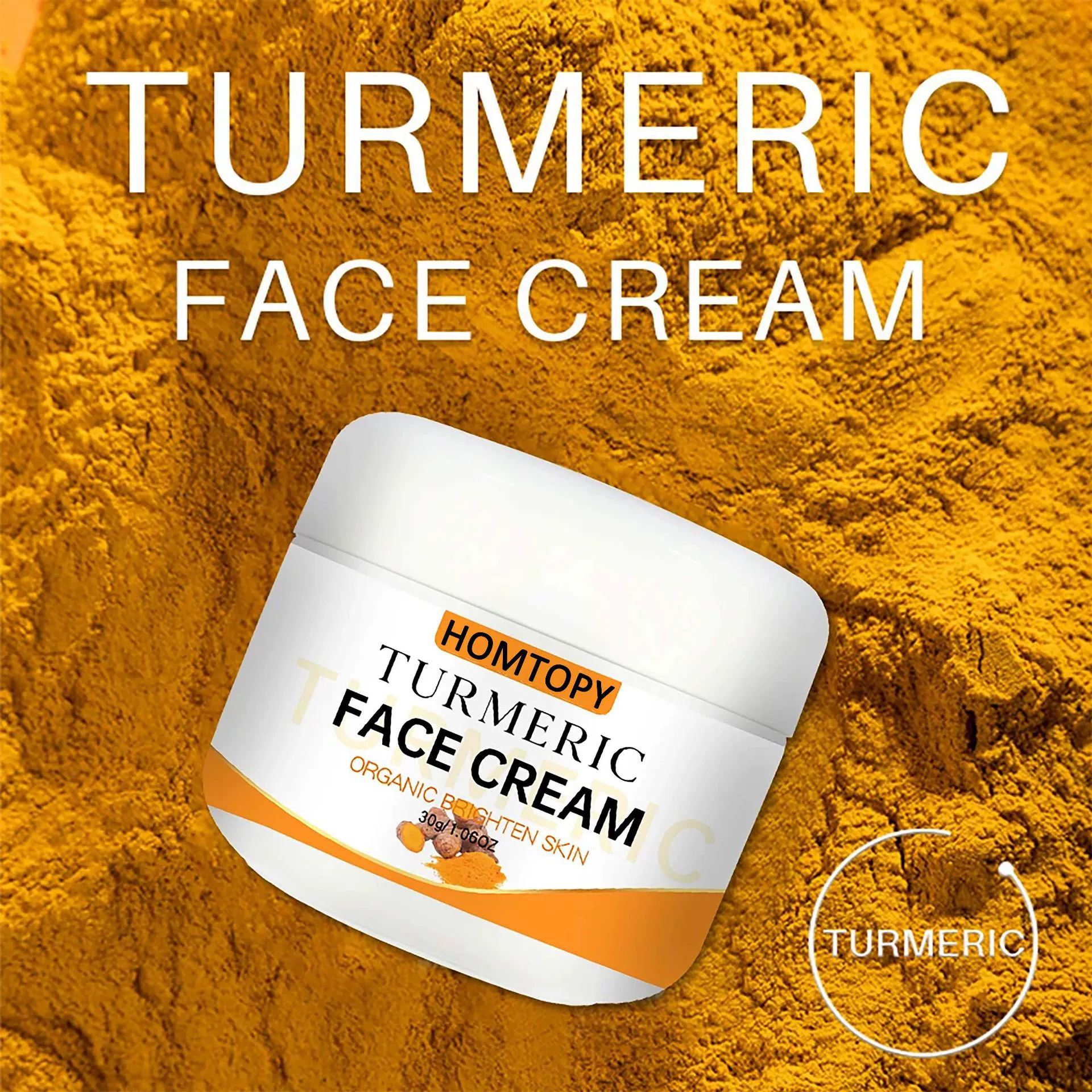 Трансграничный новый крем для лица куркумы Turmeric Face Cream для осветления морщин