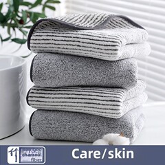 Antibacterial Towel Bamboo Charcoal Fiber Absorbent Home Thick Non Shedding Soft Coral Velvet Towel Factory Wholesale