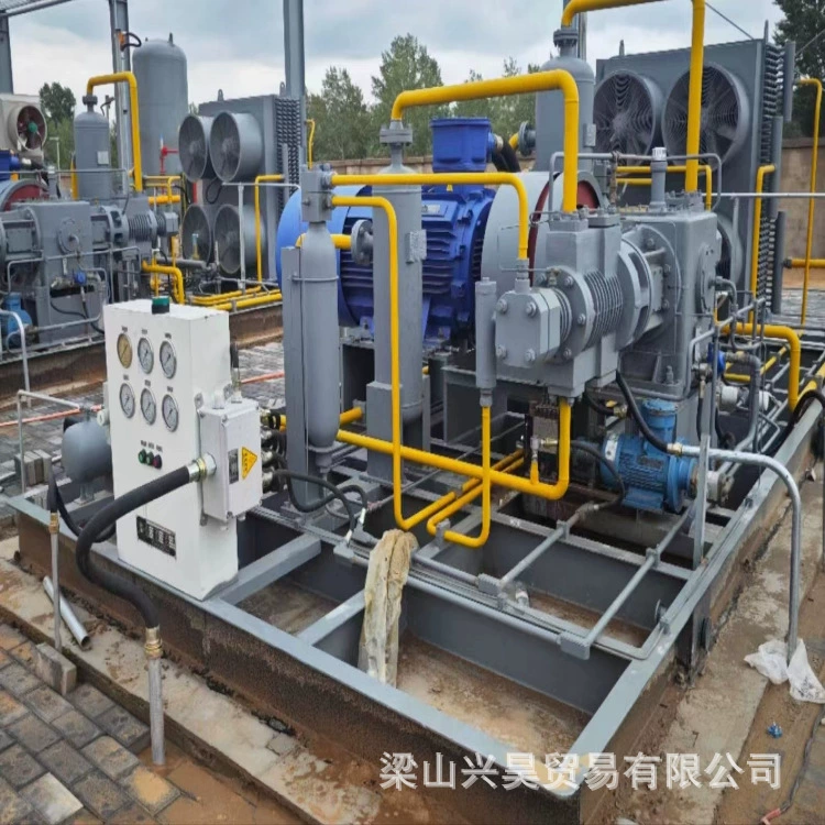 Продается компрессор природного газа на материнской станции CNG передняя сушильная башня расход 2000 квадратных метров в час установка и ввод в эксплуатацию