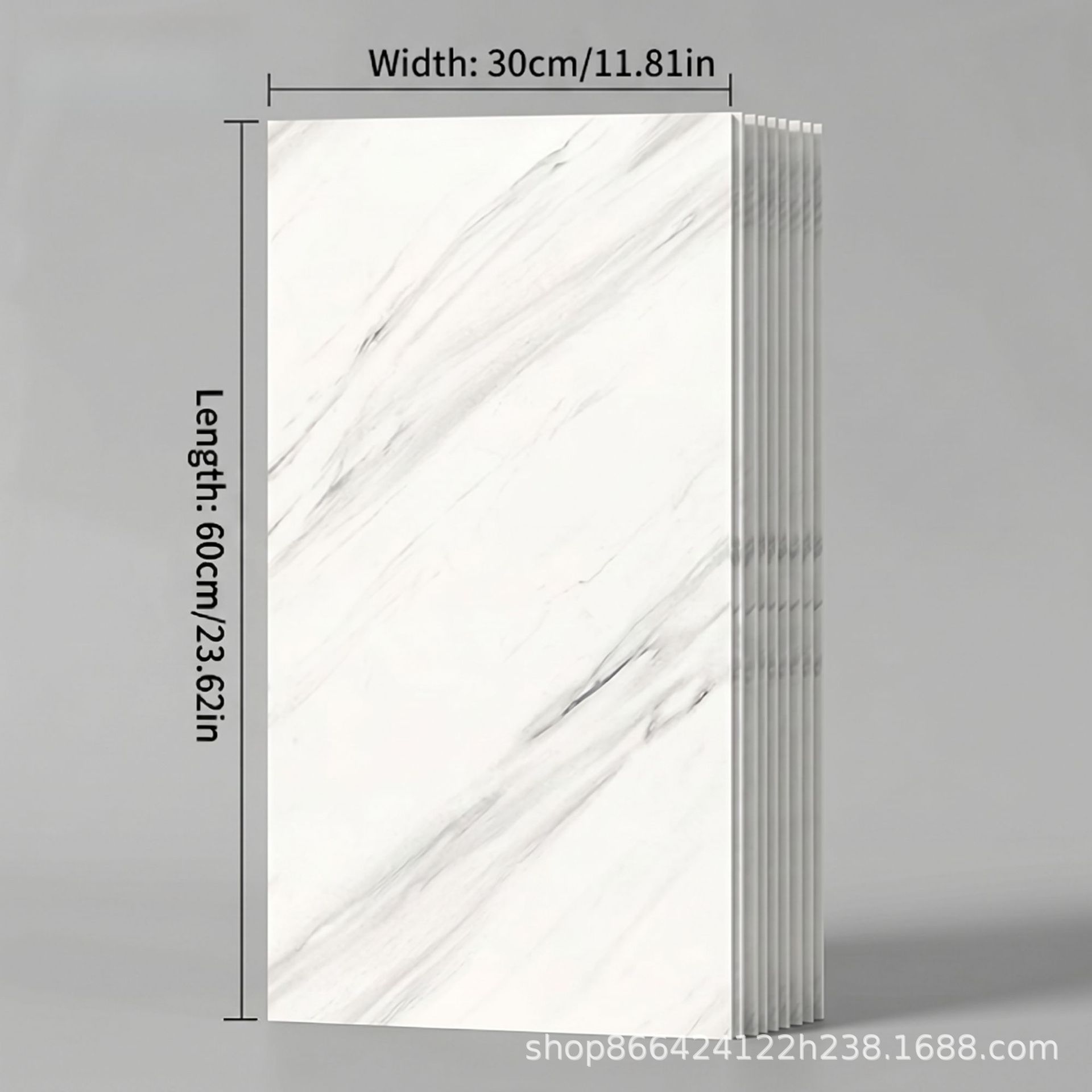 azulejos imitados pegatinas de mármol renovación de la pared decoración del hogar pared de fondo impermeable a prueba de humedad placa de aluminio y plástico