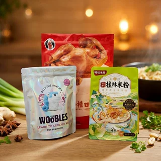 食品包装袋定制镭射拉链自立袋铝箔干果零食自封袋小批量印刷定做