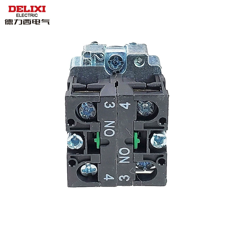 Кнопочный выключатель Delixi Lay5s-BD двухзначный самозатвор self-reciprocating вращение выключателя 1NO часто открывается 1NC