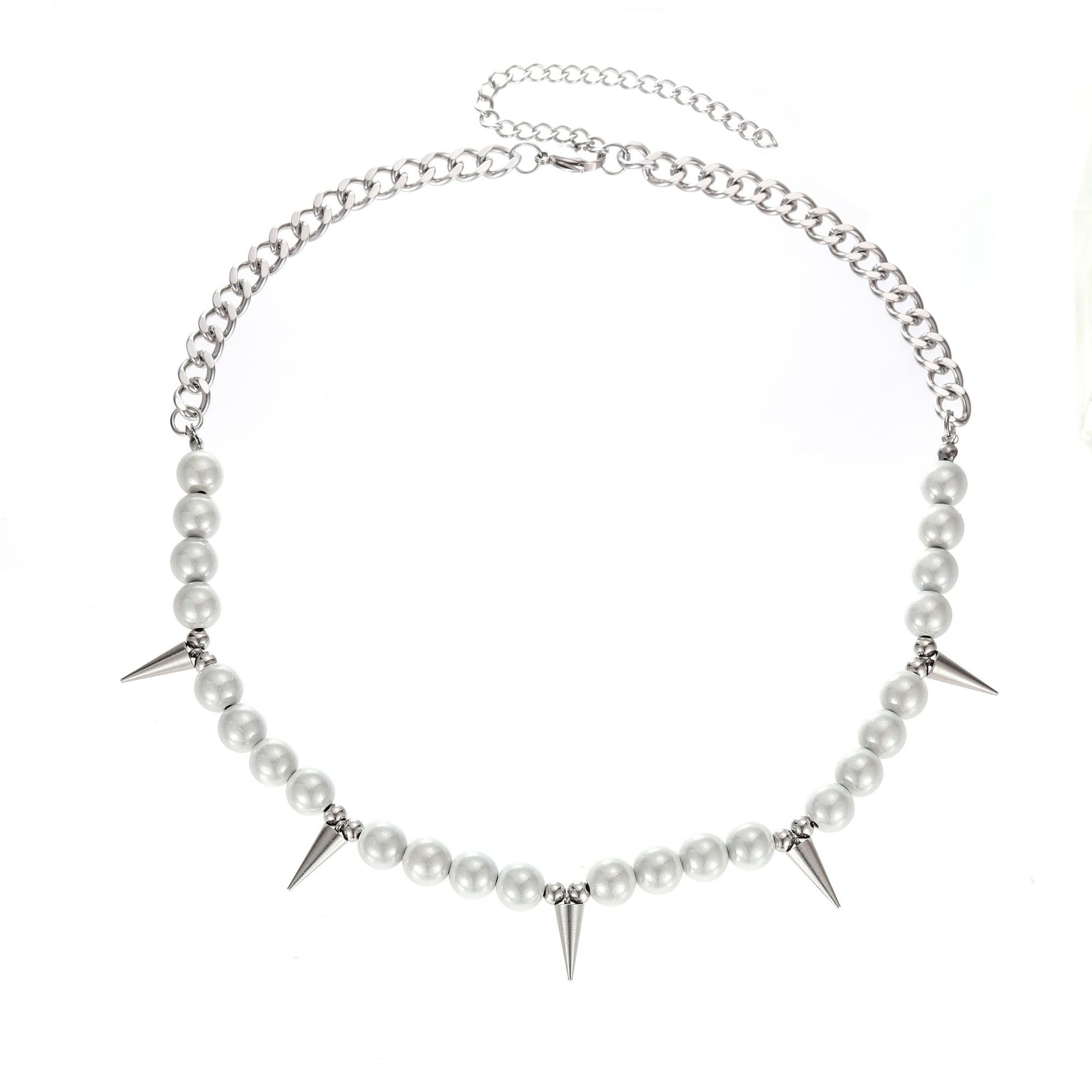 45g Weight Necklace Classification 1 Piece Quantity Daily Occasion Titanium Steel Material Geometric Pattern Unisex Gender Plating Design Fashion Style Fashion Geometric Titanium Steel Plating Unisex Necklace 1 Piece 3