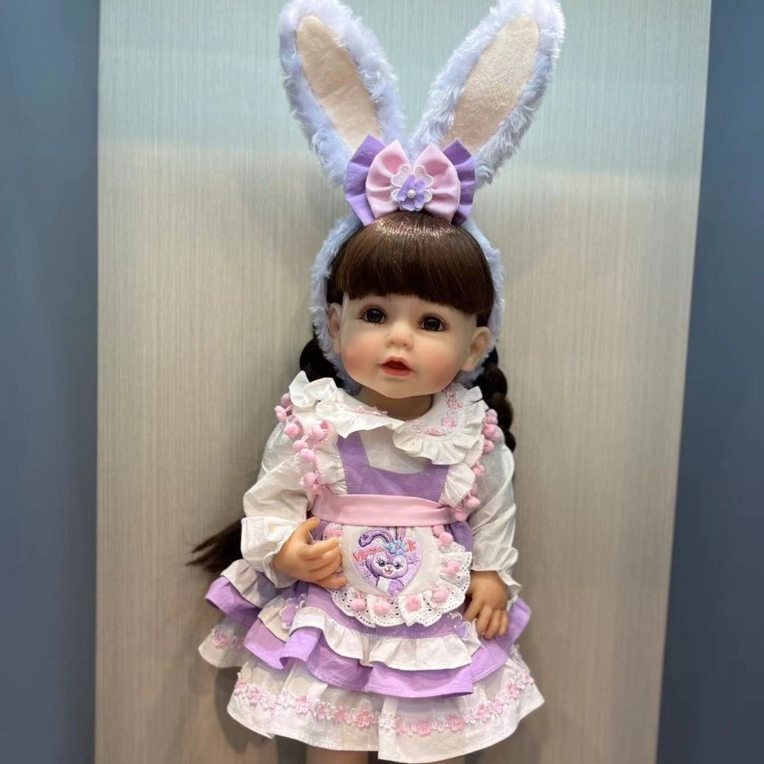 NPK genuino 55cm muñeca llena de plástico lindo bebé 3051 image 1