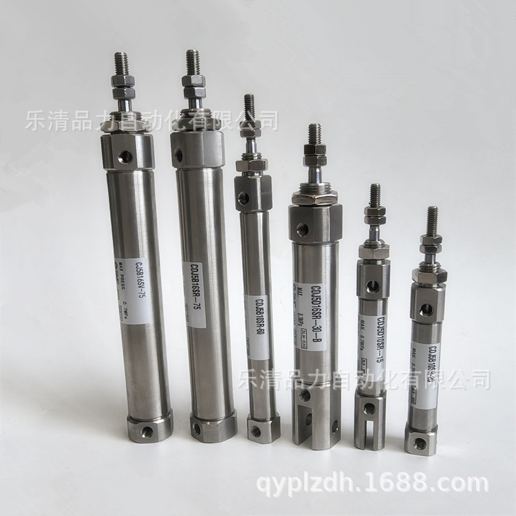 迷你气缸CDJ5B10SR/CJ5B10SR-5-10-15-20-25-30-35-40-45-50R-B-A