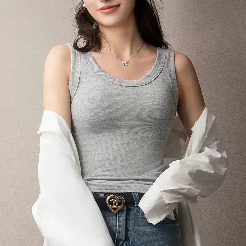 定制美拉德百搭8色背心女秋季辣妹简约显瘦透气薄款吊带内搭上衣