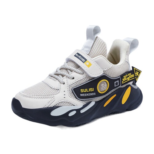 Autumn New Men's Casual Children's Sports Shoes for Big Kids, Mesh Shoes with Soft Sole Running Shoes