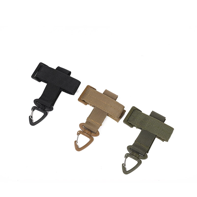 Многофункциональная нейлоновая подвесная папка для хранения пряжки на открытом воздухе Портативная тактическая Пряжка для перчаток Веревка для скалолазания Анти-потерянная подвесная пряжка