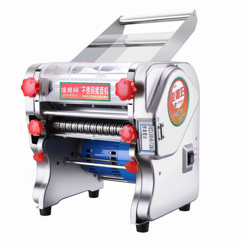 Jun's wife electric noodle machine small household noodle machine stainless steel fully automatic commercial dough kneading machine dumpling skin machine