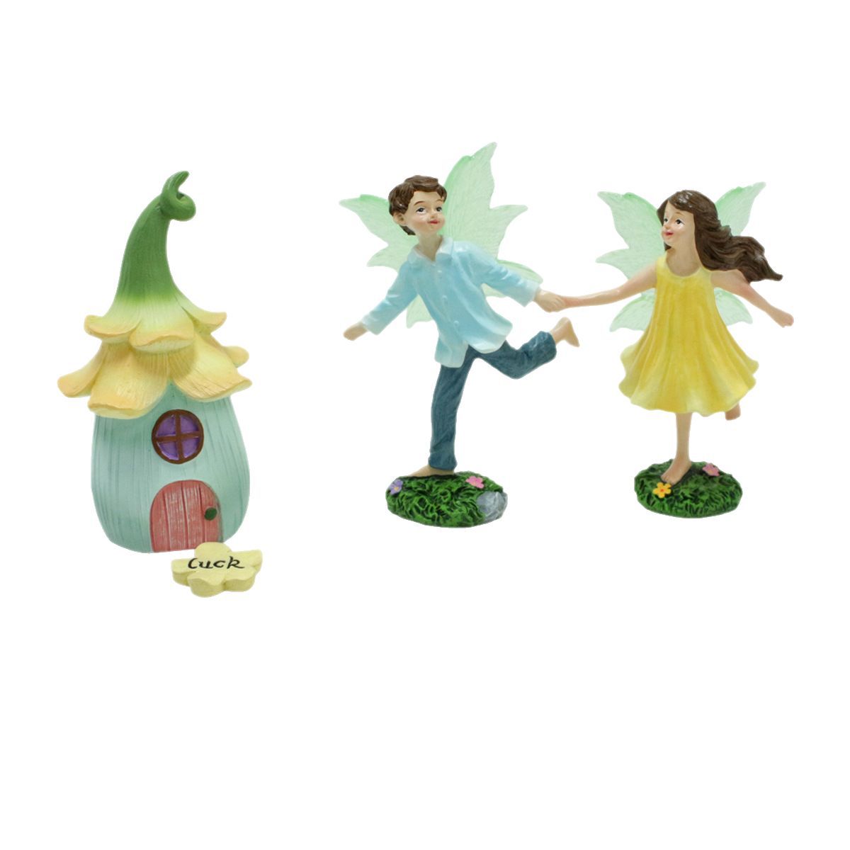  fun running men's and women's flower fairy pastoral retro mini flower fairy micro landscape small ornaments flower pot decoration now