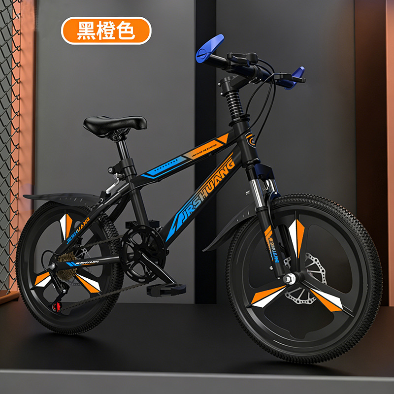 Bicicleta de montaña adolescente niño niña bicicleta amortiguador de freno de goma de cambio de velocidad ligera montar freno sensible image 36
