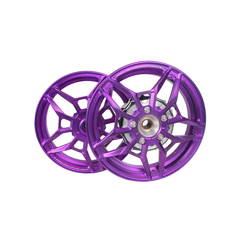 Suitable for Honda Motorcycle Giorno125 Front and Rear Wheels Cnc Aluminum Alloy Modification 12inch Wheel Hub Assembly Accessories