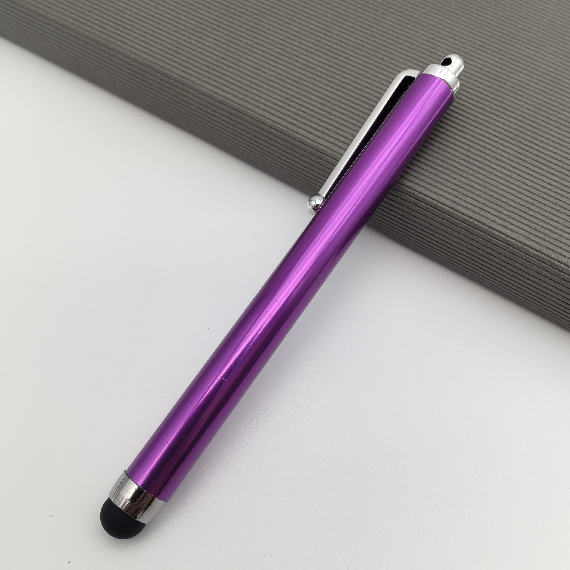 Bolígrafo capacitivo transfronterizo 9.0 logotipo personalizable teléfono móvil tableta lápiz óptico lápiz de pantalla de aleación de aluminio lápiz óptico de metal