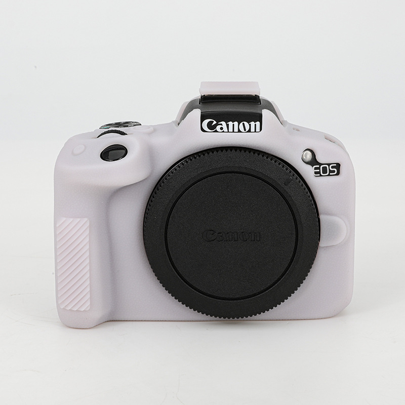 Aplicable a Canon EOS R50 cámara cubierta de silicona R50 micro una sola cámara cubierta protectora bolso de fotografía cubierta de caja suave