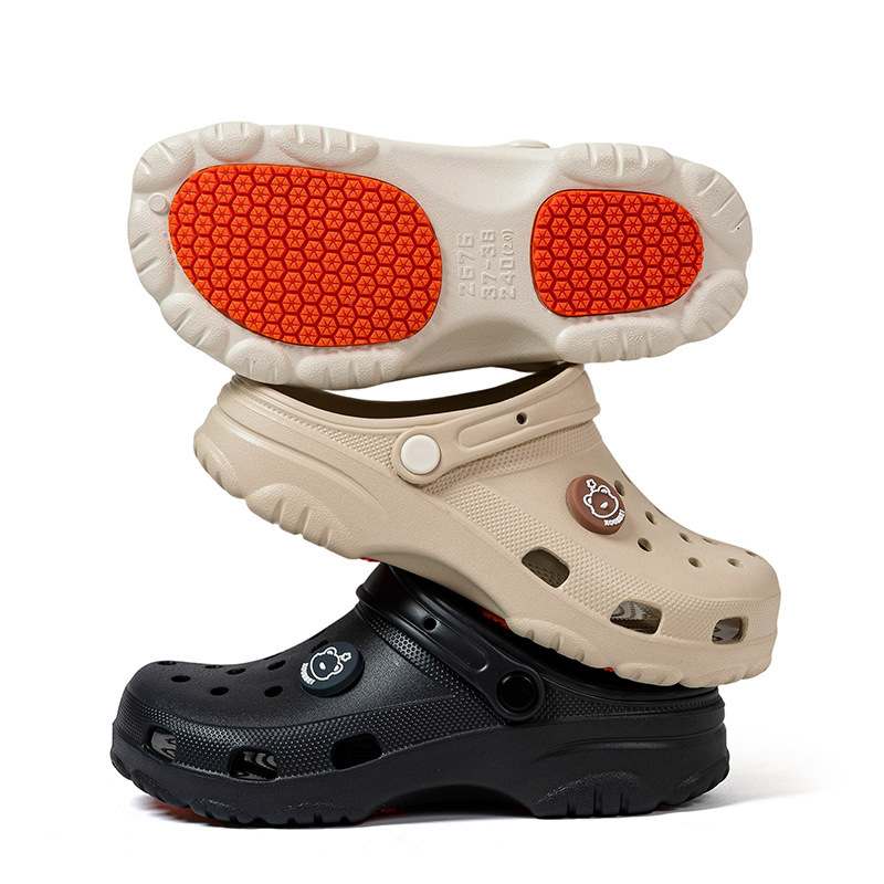 Zapatos de médico y enfermería, zapatos de verano para hombres y mujeres, suela antideslizante, moda, zapatillas de playa frías image 3