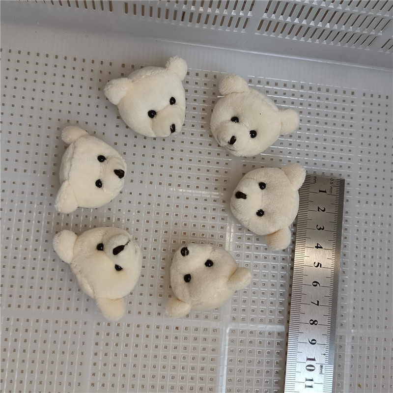 4cm 흰 곰 머리
