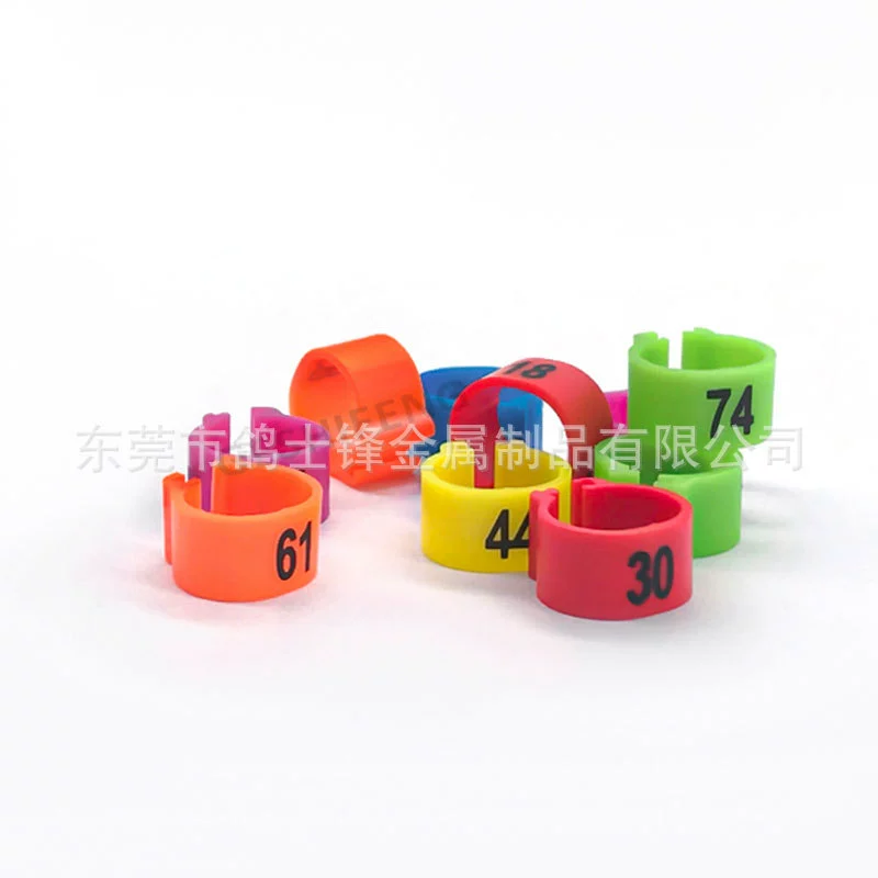 Кольцо для лапки голубя принадлежности для голубей посуда маркировка идентификационное кольцо цифровой номер пластиковое отверстие стопорное кольцо птица кольцо оптом