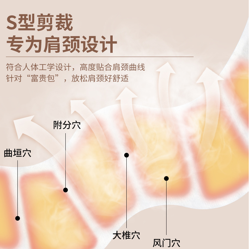メーカーの頚椎熱は艾草の首を貼って灸の暖かい首を貼って発熱の蒸気の肩の首の艾を貼って卸売りを貼ります。|undefined