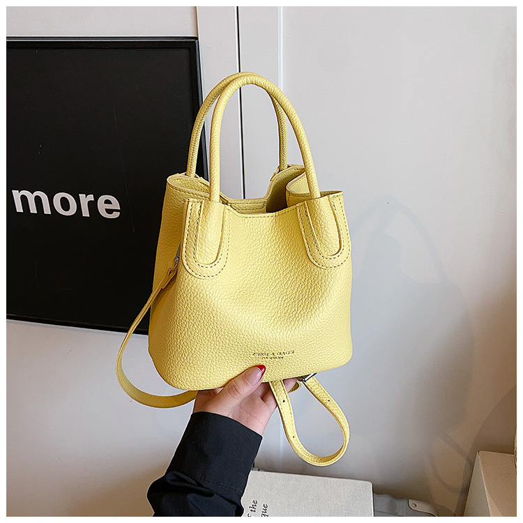 2025 Simple and casual hand-held small bag, new trendy and fashionable commuter crossbody bag, summer vegetable basket bucket bag undefined