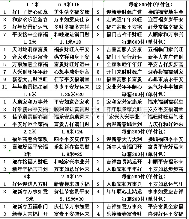 黑字铜版纸庆祥