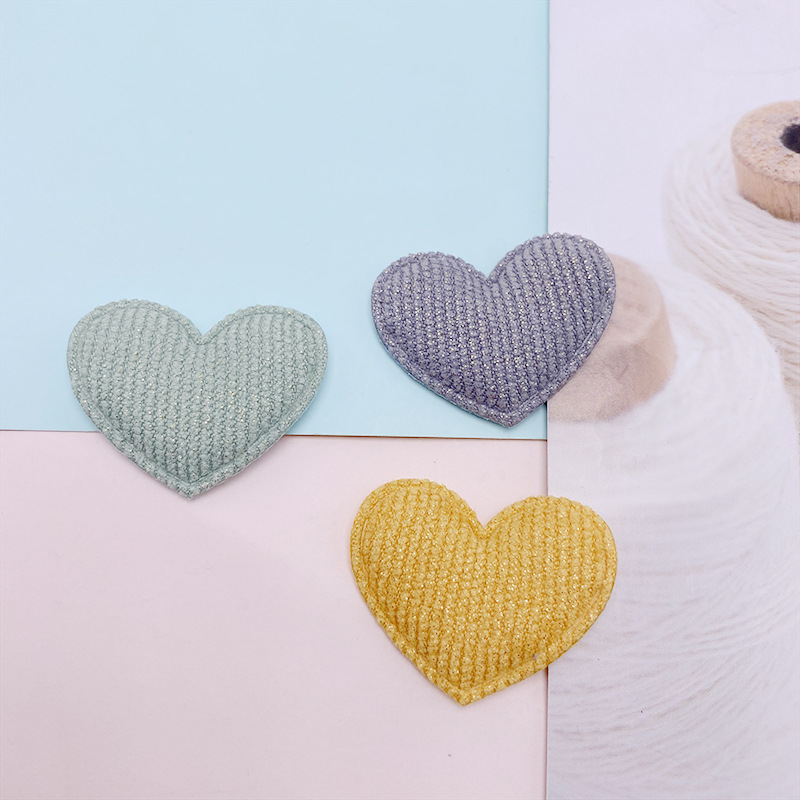 Nicho luz tela de lujo amor joyería Decoración Accesorios 2022 nuevos niños accesorios de pelo accesorios de ropa material