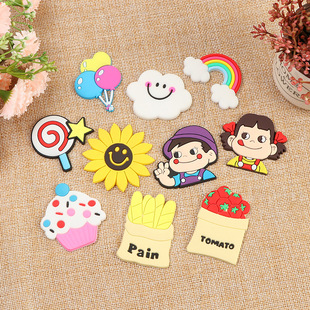 Manufacturer's Ready-Made Pvc Soft Plastic Cartoon Doll Patch Pvc Animation Refrigerator Magnet Magnetic Sticker Cartoon Soft Plastic Film Sign