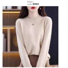 秋冬新款毛衣纯羊毛一线成衣半高领针织打底衫简约好搭配