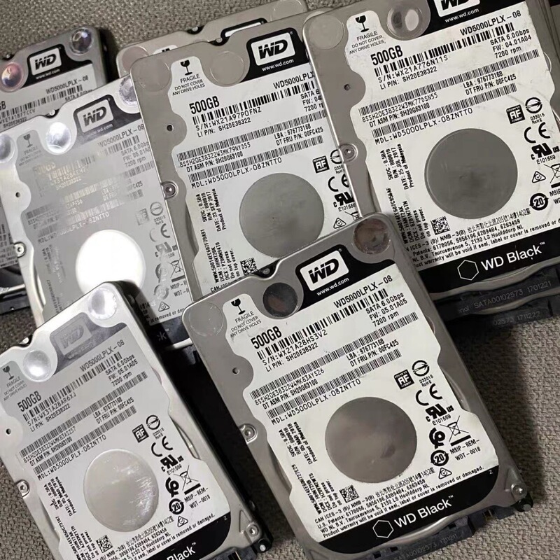 Wd/Western Digital 2.5inch Wd5000Lplx 500g Black Disk 7200 Rpm 32m Notebook Hard Drive