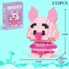 Mini Jiejie Pig 135pcs [Color Box Installation]
